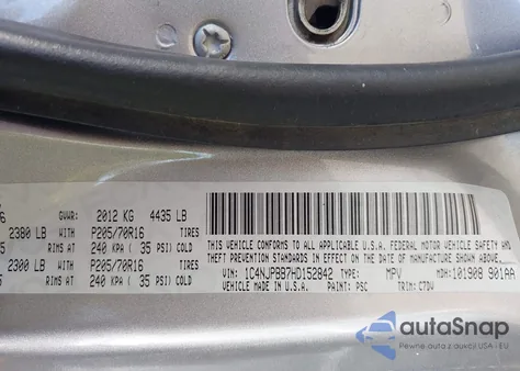 2017 Jeep Patriot Sport Fwd from USA, damaged, VIN 1C4NJPBB7HD152842